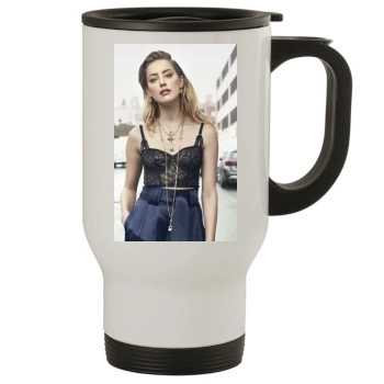 Amber Heard Stainless Steel Travel Mug