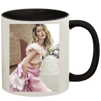 Amber Heard 11oz Colored Inner & Handle Mug