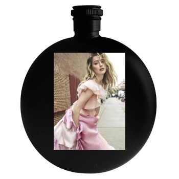 Amber Heard Round Flask