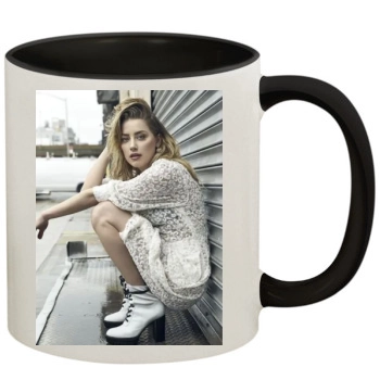 Amber Heard 11oz Colored Inner & Handle Mug