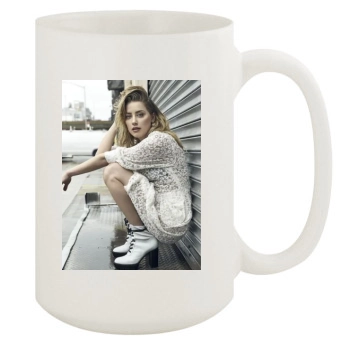 Amber Heard 15oz White Mug