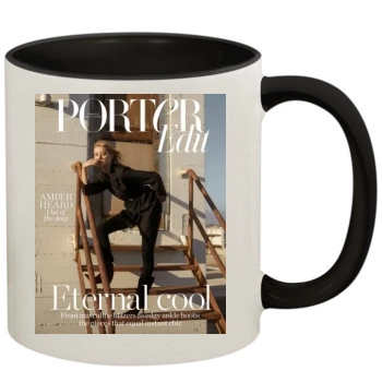 Amber Heard 11oz Colored Inner & Handle Mug