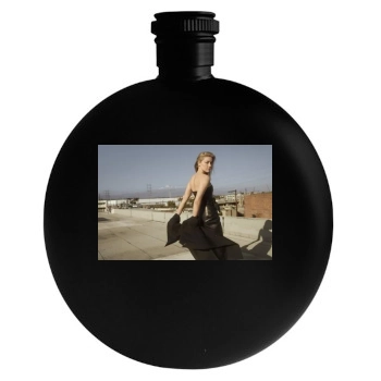 Amber Heard Round Flask