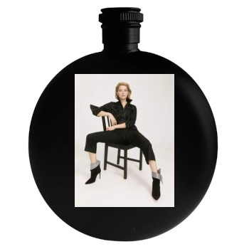 Amber Heard Round Flask