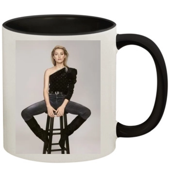 Amber Heard 11oz Colored Inner & Handle Mug