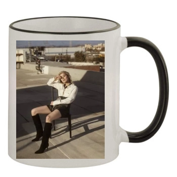 Amber Heard 11oz Colored Rim & Handle Mug