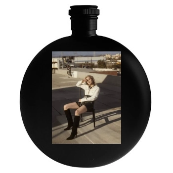 Amber Heard Round Flask