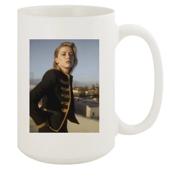 Amber Heard 15oz White Mug