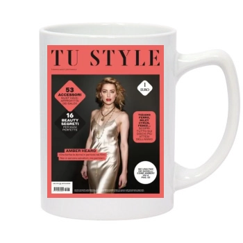 Amber Heard 14oz White Statesman Mug