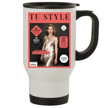 Amber Heard Stainless Steel Travel Mug