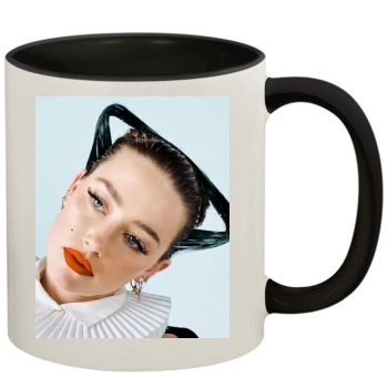 Amber Heard 11oz Colored Inner & Handle Mug