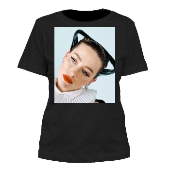 Amber Heard Women's Cut T-Shirt