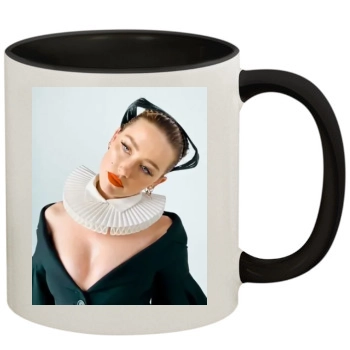 Amber Heard 11oz Colored Inner & Handle Mug