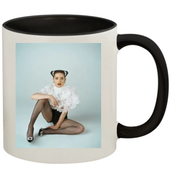 Amber Heard 11oz Colored Inner & Handle Mug