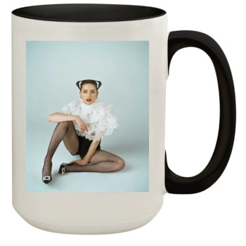 Amber Heard 15oz Colored Inner & Handle Mug