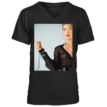 Amber Heard Men's V-Neck T-Shirt