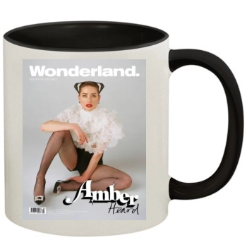 Amber Heard 11oz Colored Inner & Handle Mug