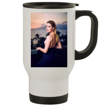 Amber Heard Stainless Steel Travel Mug