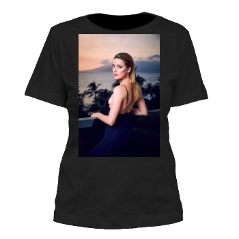 Amber Heard Women's Cut T-Shirt