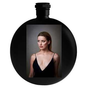 Amber Heard Round Flask