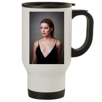 Amber Heard Stainless Steel Travel Mug