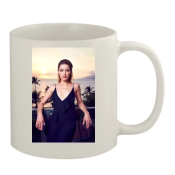 Amber Heard 11oz White Mug