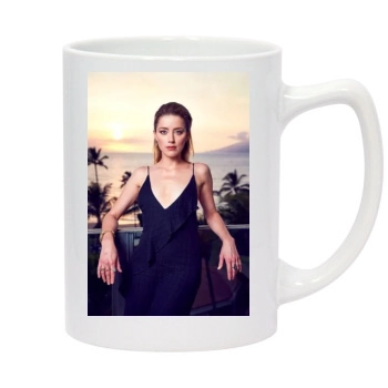 Amber Heard 14oz White Statesman Mug