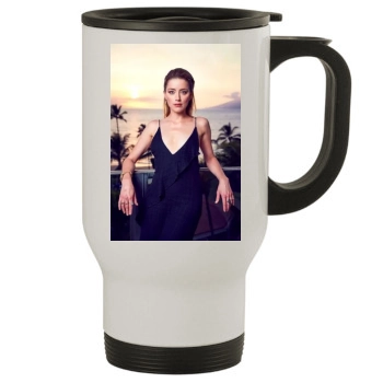 Amber Heard Stainless Steel Travel Mug