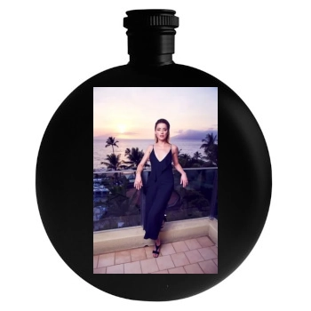 Amber Heard Round Flask