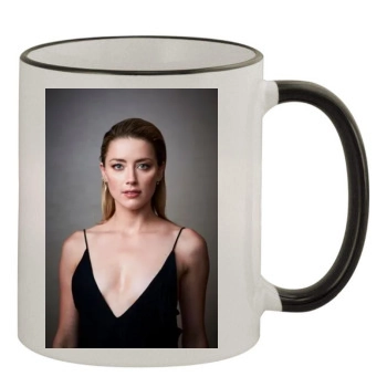 Amber Heard 11oz Colored Rim & Handle Mug