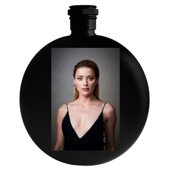 Amber Heard Round Flask