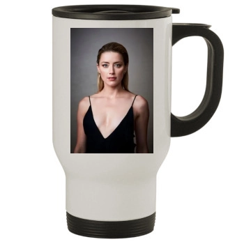 Amber Heard Stainless Steel Travel Mug