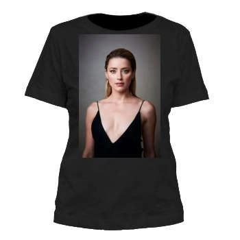 Amber Heard Women's Cut T-Shirt