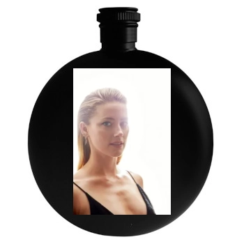 Amber Heard Round Flask