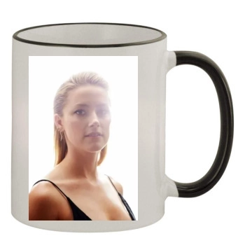 Amber Heard 11oz Colored Rim & Handle Mug