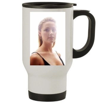 Amber Heard Stainless Steel Travel Mug