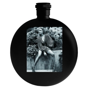 Amber Heard Round Flask