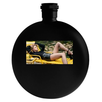 Amber Heard Round Flask