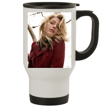 Amber Heard Stainless Steel Travel Mug