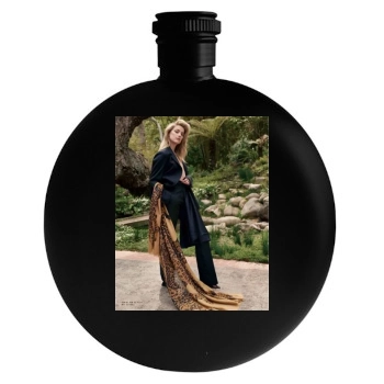 Amber Heard Round Flask