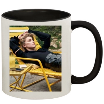 Amber Heard 11oz Colored Inner & Handle Mug