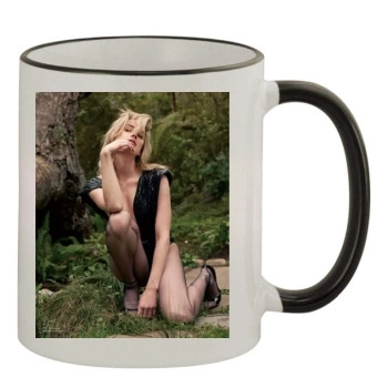 Amber Heard 11oz Colored Rim & Handle Mug