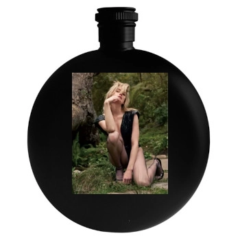 Amber Heard Round Flask