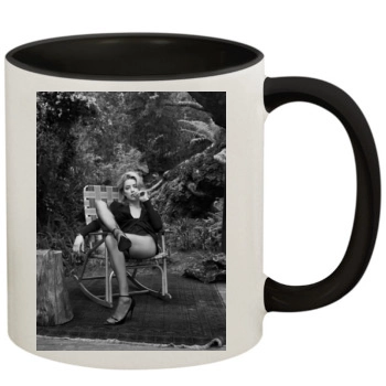 Amber Heard 11oz Colored Inner & Handle Mug