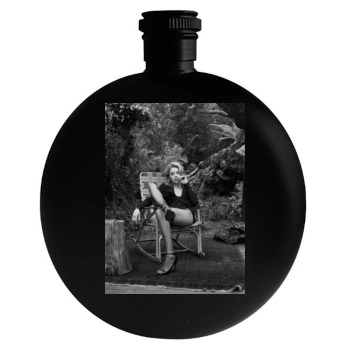 Amber Heard Round Flask