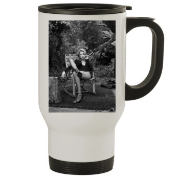 Amber Heard Stainless Steel Travel Mug