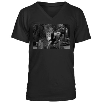 Amber Heard Men's V-Neck T-Shirt