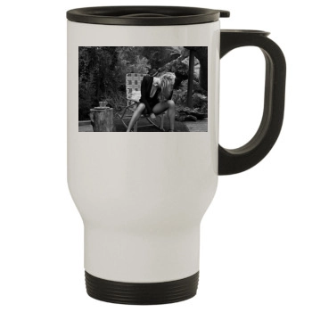 Amber Heard Stainless Steel Travel Mug