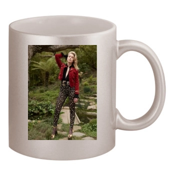 Amber Heard 11oz Metallic Silver Mug