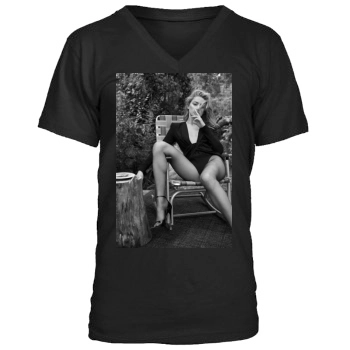 Amber Heard Men's V-Neck T-Shirt